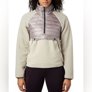 Mountain Hardwear Women's Altius Hybrid Pullover - Mystic Purple/White/Gray, M